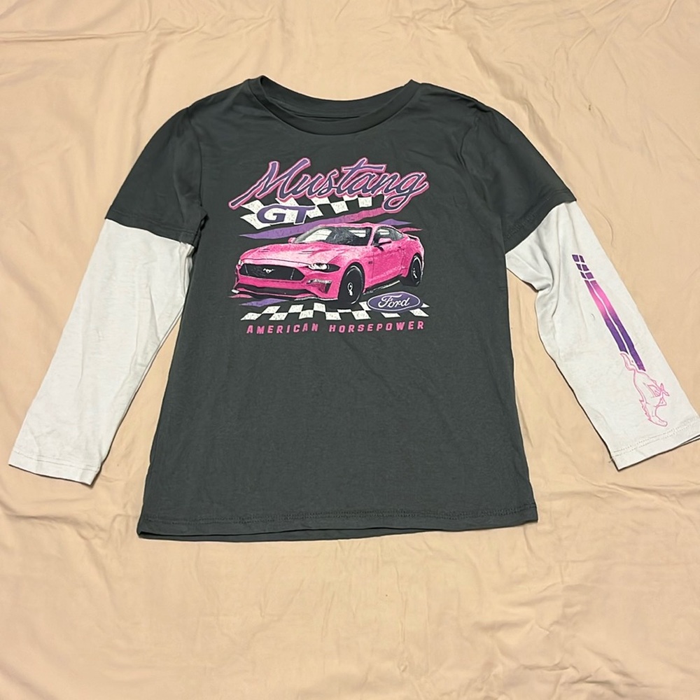 Girls Ford Mustang Shirt